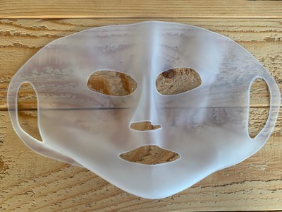 Masque facial en silicone réutilisable
